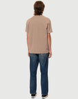 Leffe Pocket Tee Brownmelange - INHABIT - Exclusive Stockist of Nudie Jeans