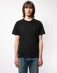 Roy Logo Tee Black - INHABIT - Exclusive Stockist of Nudie Jeans