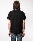 Roy Logo Tee Black - INHABIT - Exclusive Stockist of Nudie Jeans