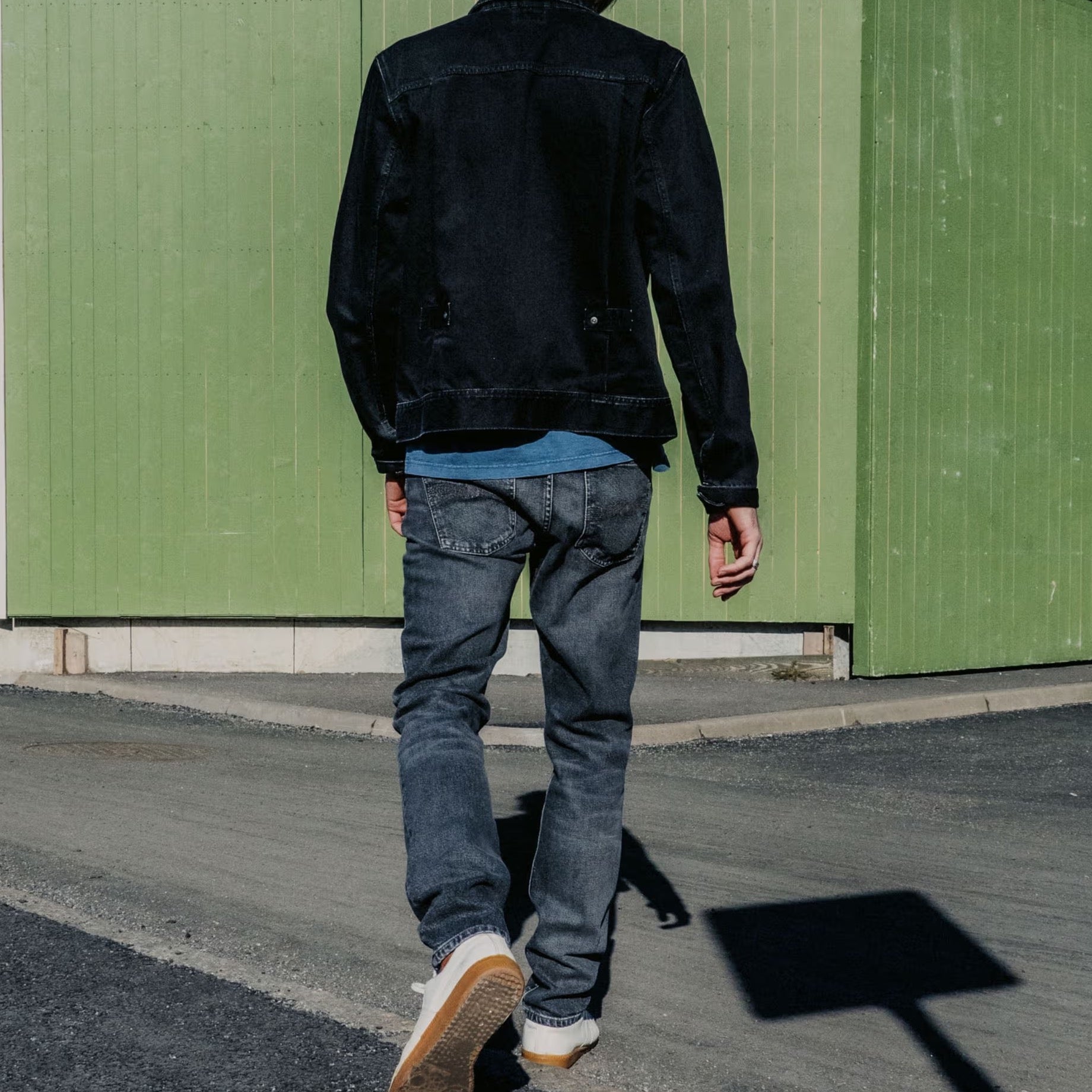 Mens Black Denim