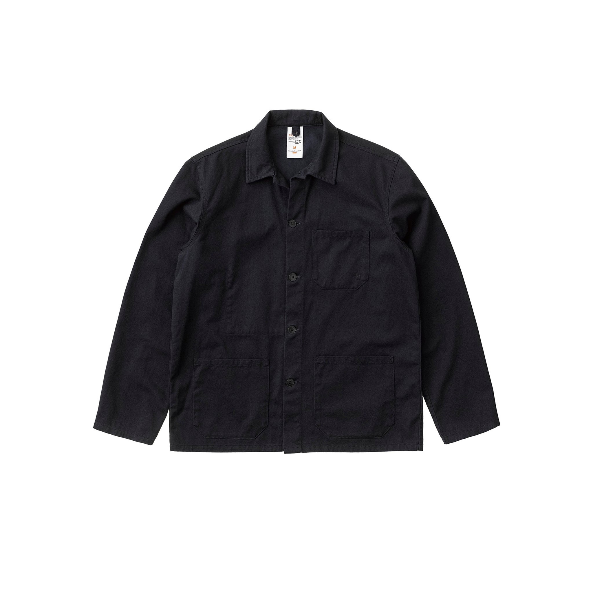 Buddy Classic Chore Jacket Navy by NUDIE JEANS – INHABIT - Exclusive ...