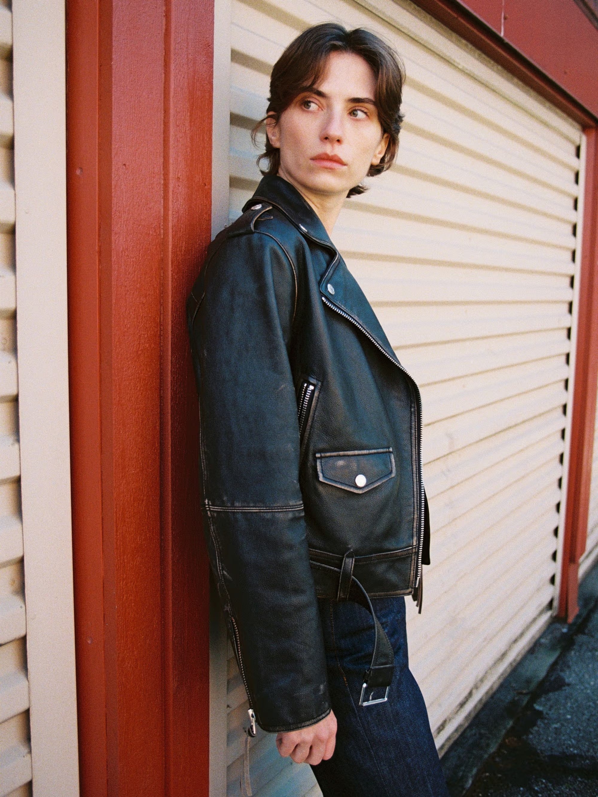 Greta Biker Leather Jacket