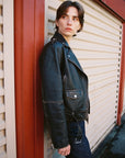 Greta Biker Leather Jacket