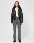 Greta Biker Leather Jacket