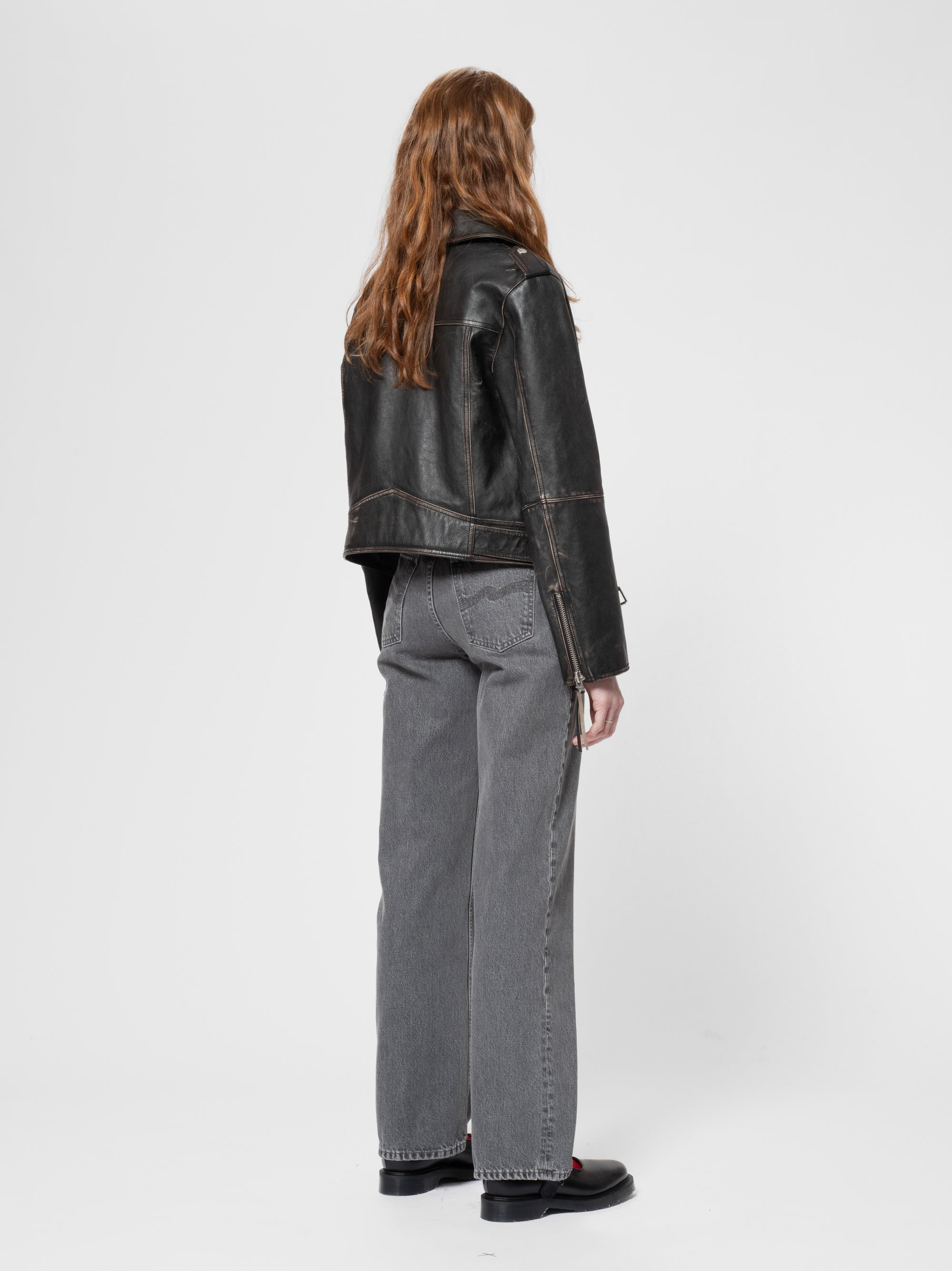 Greta Biker Leather Jacket