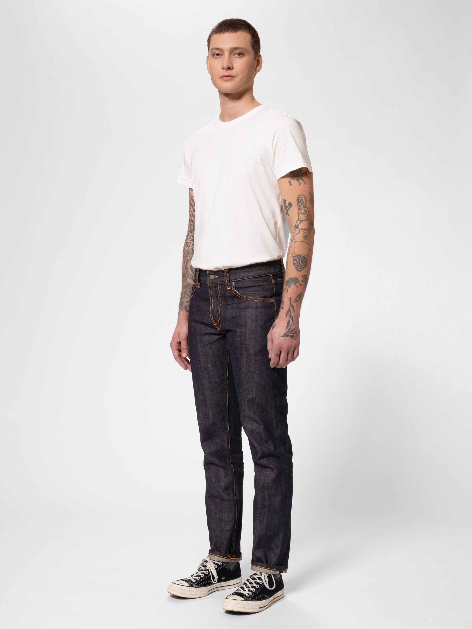 ♚14 Nudie Jeans Gritty Jackson w29 L30 Gritty Jackson Dry Old regular straight jeans | Nudie Jeans