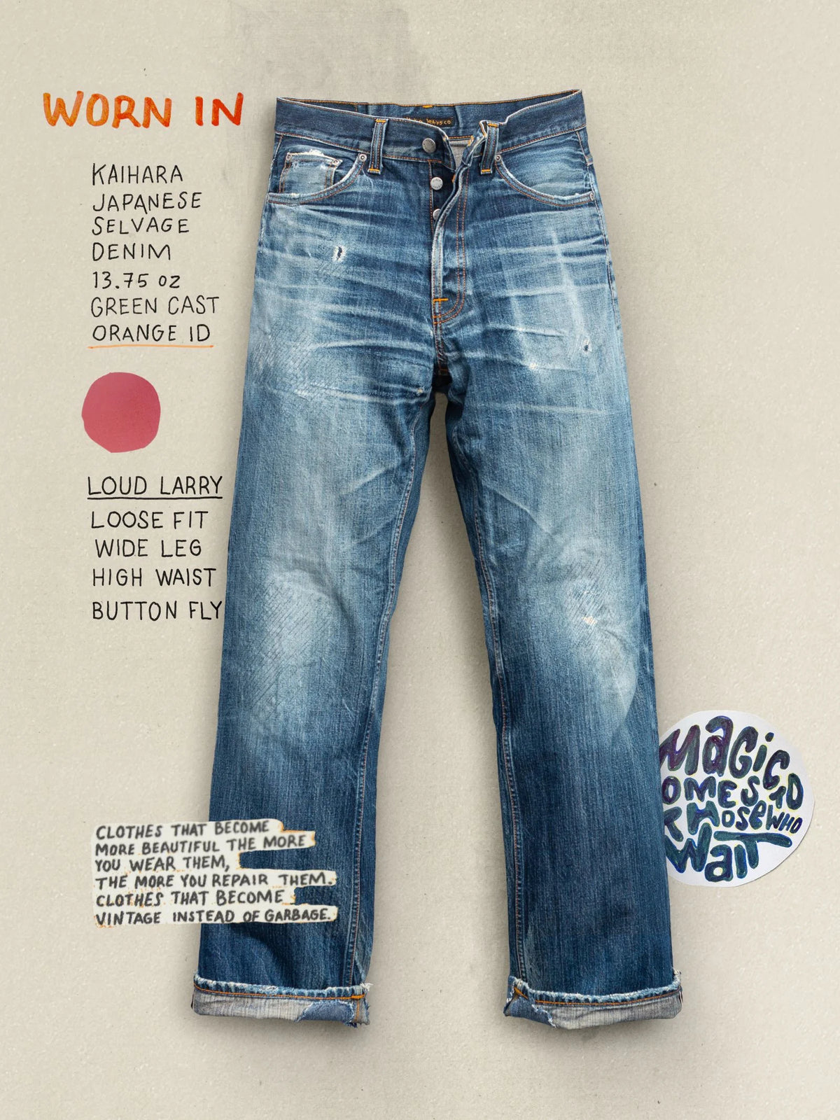 Loud Larry Dry Selvage