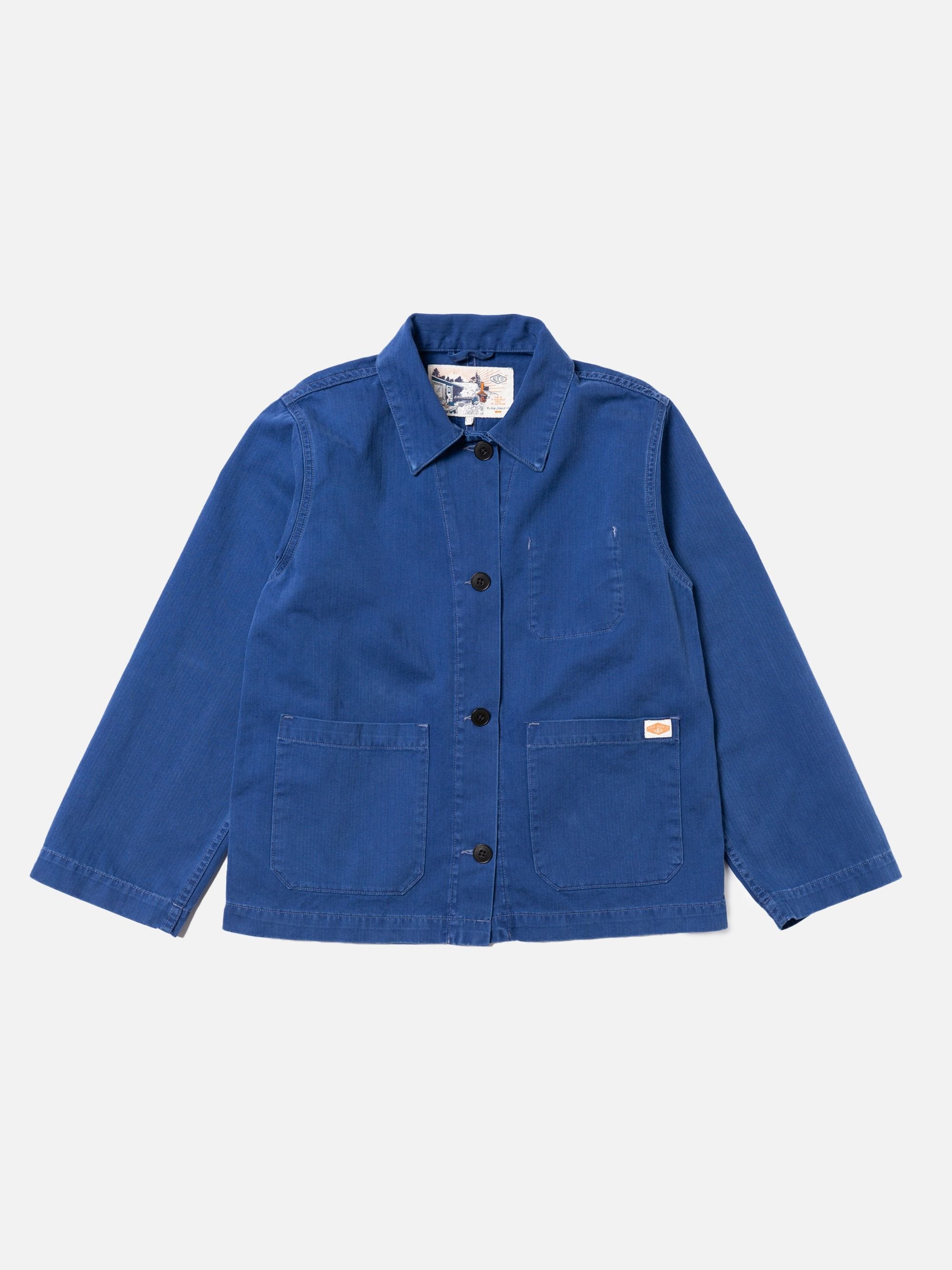 Lovis Herringbone Denim Jacket