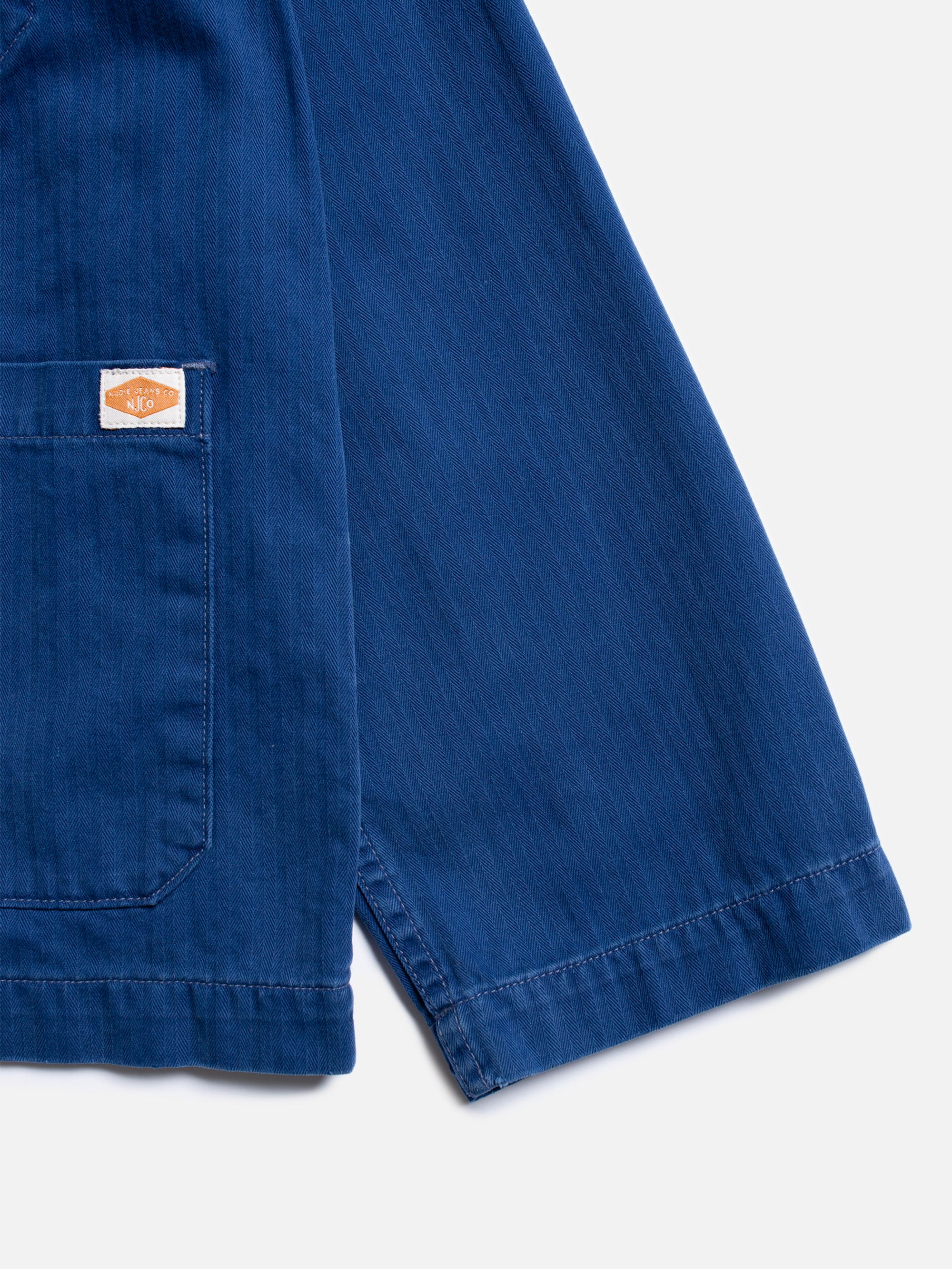 Lovis Herringbone Denim Jacket