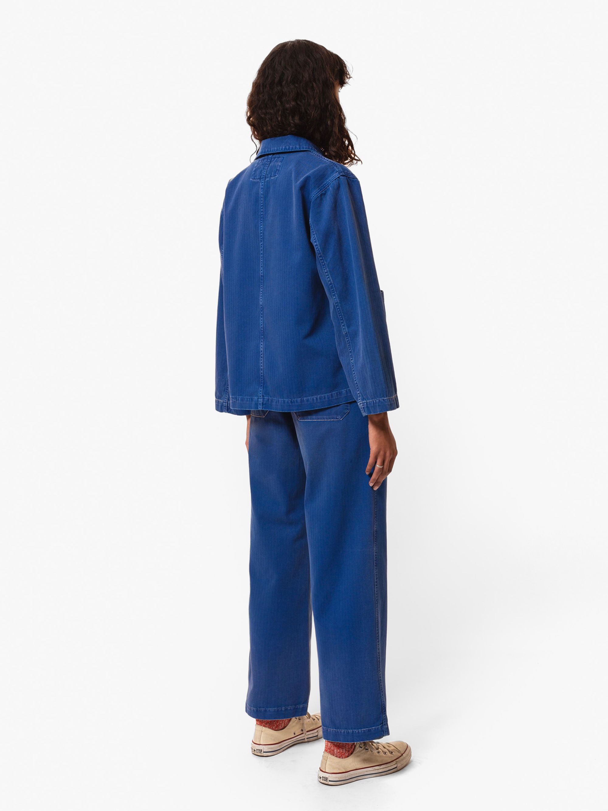 Lovis Herringbone Denim Jacket