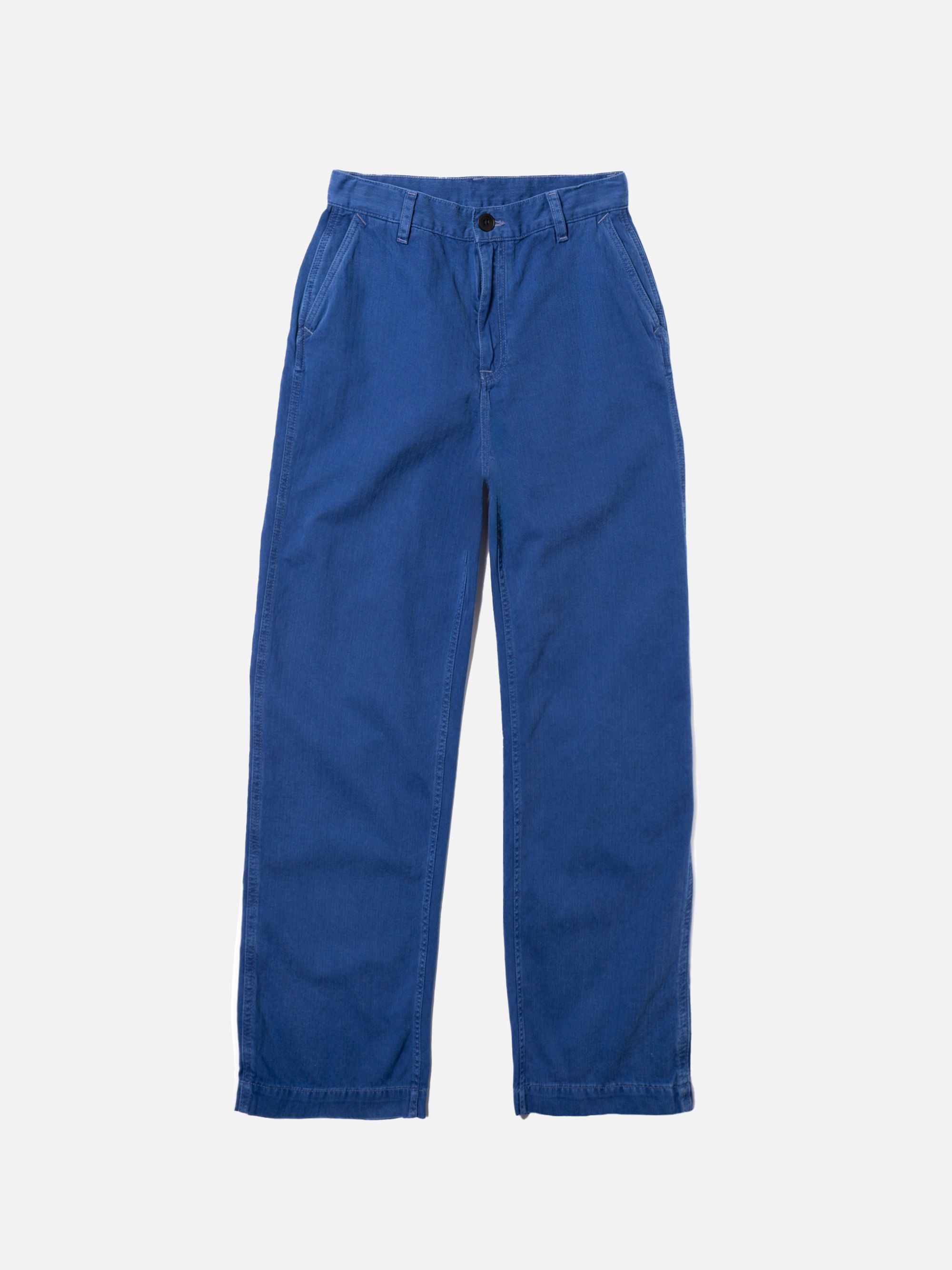 Wendy Herringbone Denim Pants