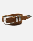 Western Suede Silver Belt