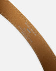 Western Suede Silver Belt