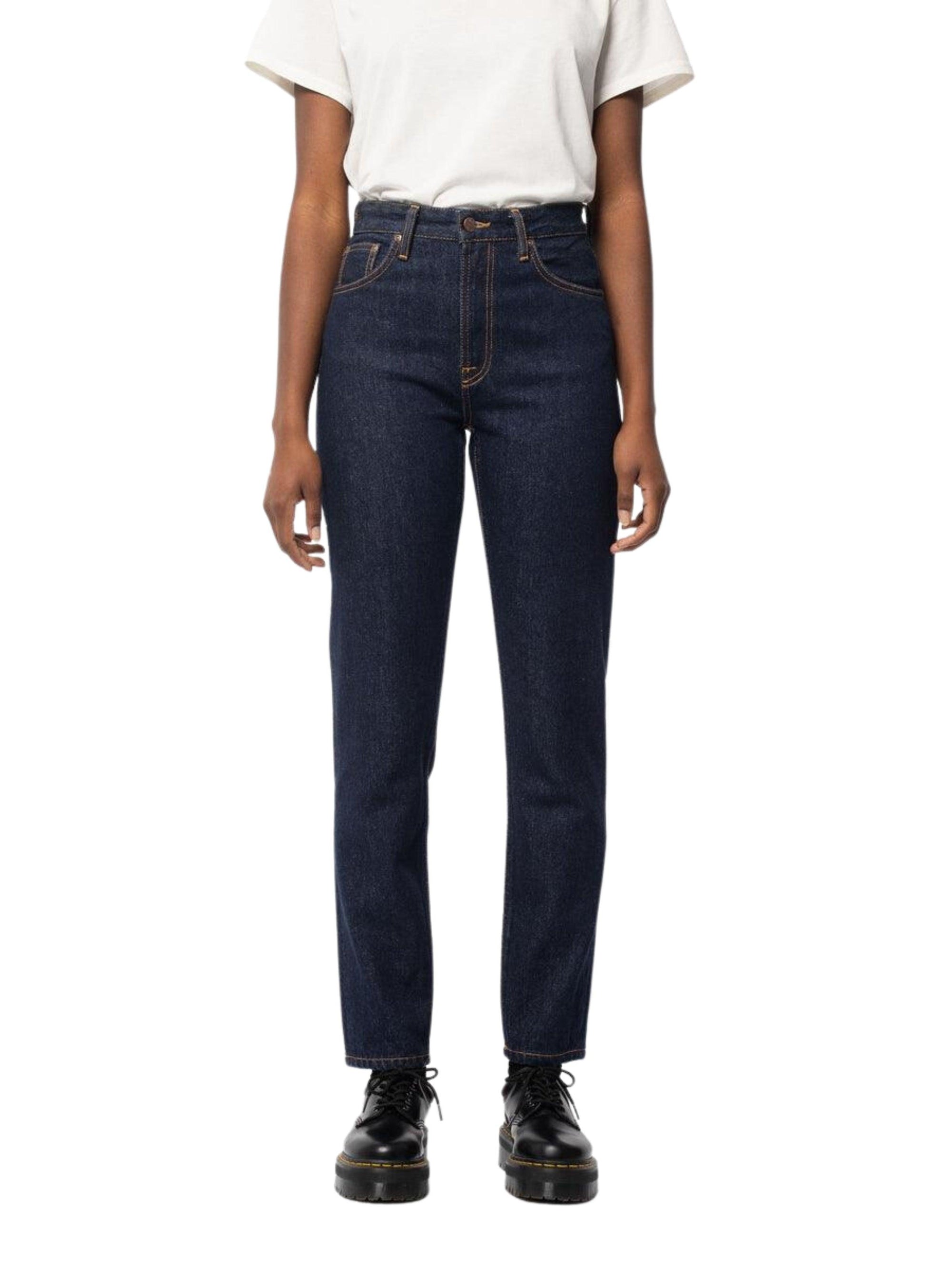 Breezy Britt Rinsed Malibu - INHABIT - Exclusive Stockist of Nudie Jeans