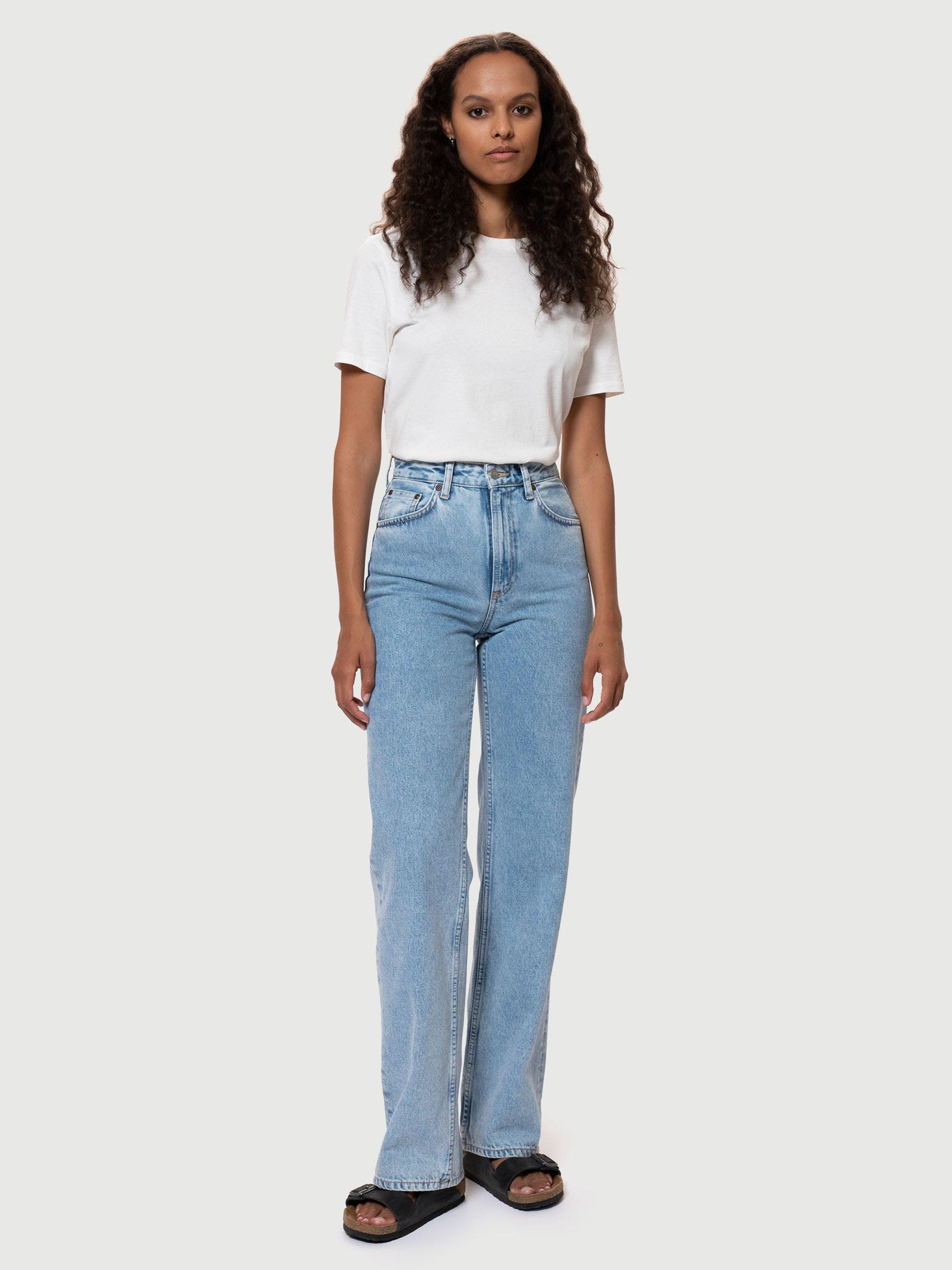 Clean Eileen Sunny Blue - INHABIT - Exclusive Stockist of Nudie Jeans