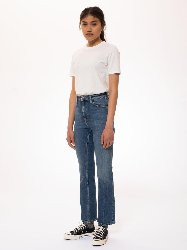 Joni Solid Offwhite - INHABIT - Exclusive Stockist of Nudie Jeans