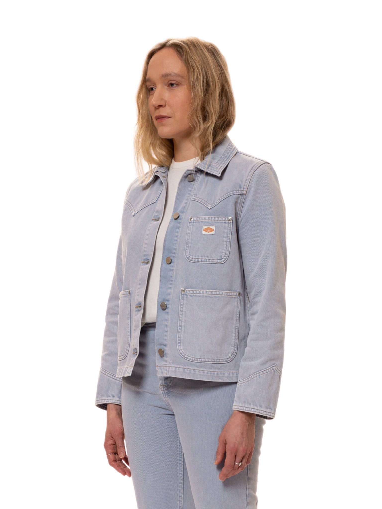 Klara Worker Jacket Purple Mist - INHABIT - Exclusive Stockist of Nudie Jeans