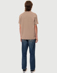Leffe Pocket Tee Brownmelange - INHABIT - Exclusive Stockist of Nudie Jeans