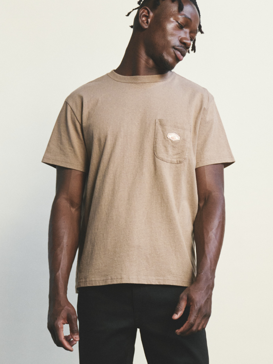 Leffe Pocket Tee Melange